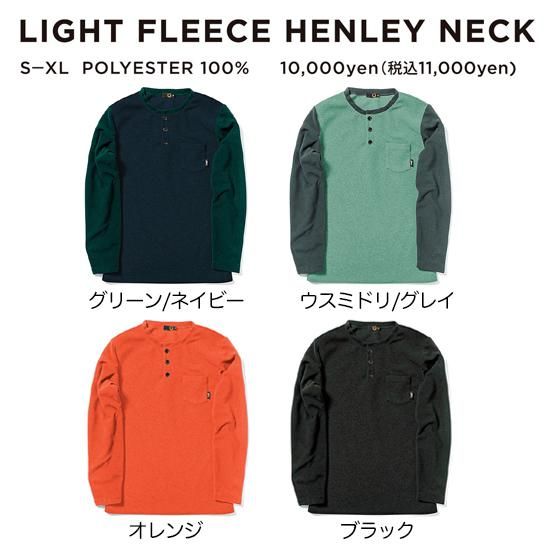 23-24ͽʡGREEN CLOTHING ꡼󥯥󥰡LIGHT FLEECE HENLEY NECK (饤ȥե꡼ إ꡼ͥå)2023ǯ11缡ͽۤ2ܤβ