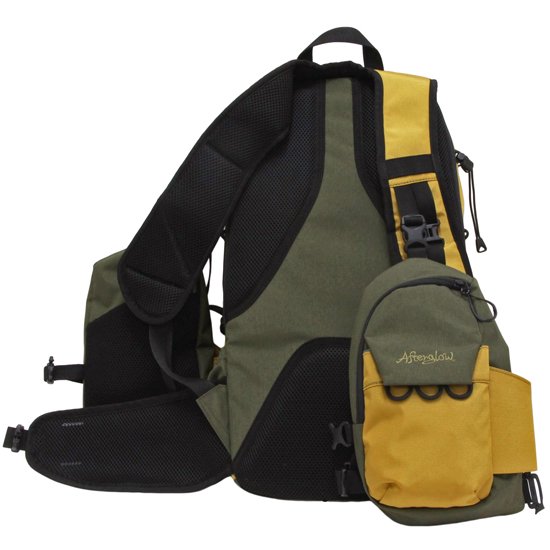 【Afterglow アフターグロー ご予約商品】レイブ前橋 別注カラー STREAM CHASER BACKPACK (菜種  ナタネ)(フィッシングバックパック)【2023年4月下旬～5月上旬入荷予定】