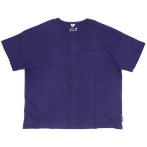 GOHEMP ゴーヘンプ｜WIDE PK TEE (ブルーベリーブルー)(ワイドポケットTシャツ)