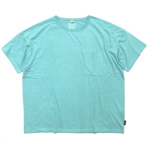 GOHEMP ゴーヘンプ｜WIDE PK TEE (ミントブルー)(ワイドポケットTシャツ)