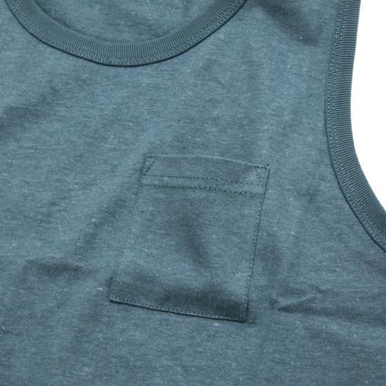 GOHEMP ゴーヘンプ｜10oz JERSEY SLIT PK TANK TOP (ティール