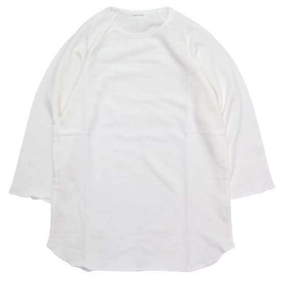 【SEQUEL】RAGLAN WHITE七分袖Tシャツ