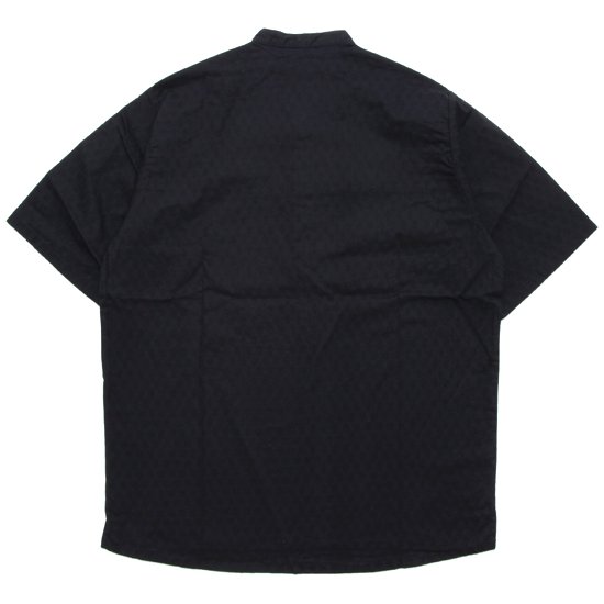 Nasngwam ナスングワム｜KARIYUSHI S/S PULL (ブラック)(かりゆし生地 半袖シャツ)の2枚目の画像