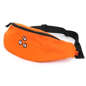 【KM4K カモシカ】WAIST BAG (オレンジ)(ヒップバッグ ウエストバッグ)