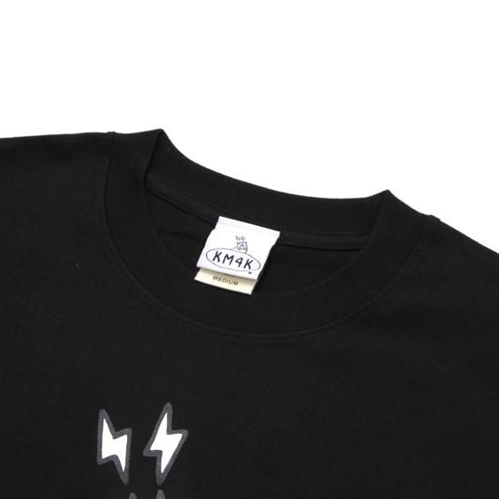 KM4K カモシカ】LOGO OC T's (ブラック)(オーガニックコットンT