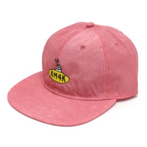 【KM4K カモシカ】NYLON CAP (ピンク)(ナイロンキャップ)