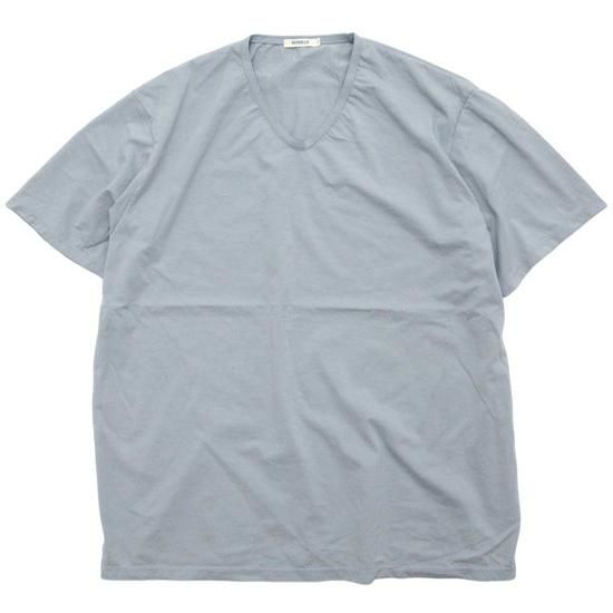 remilla レミーラ シャツ ライトグレー M remilla レミーラ｜V-neck Tee (ライトサックス)(VネックTシャツ)
