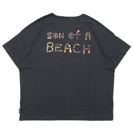 GOHEMP ゴーヘンプ｜SON OF A BEACH WIDE PK TEE (ガンメタルグレイ)(ワイドポケットTシャツ)の2枚目の画像