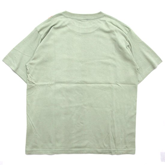【horizon ホライズン】Trive Short Sleeve TEE (セージグリーン)(shingo420 プリントTシャツ)の2枚目の画像