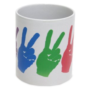 【horizon ホライズン】PEACE Ceramic Mug (マグカップ)