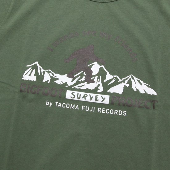 TACOMA FUJI RECORDS タコマフジレコード｜BIGFOOT SURVEY PROJECT my friends  (フォレストグリーン)(プリントTシャツ)