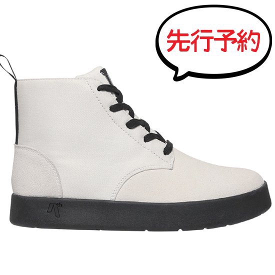 AREth アース【予約商品】Chukka (ホワイトブラック)(チャッカ ハイカットスニーカー)【10月下旬～11月中旬入荷予定】