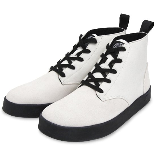 AREth アース【予約商品】Chukka (ホワイトブラック)(チャッカ ハイカットスニーカー)【10月下旬～11月中旬入荷予定】