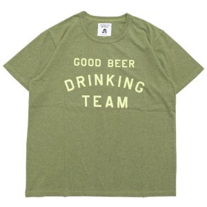 TACOMA FUJI RECORDS タコマフジレコード｜GOOD BEER DRINKING TEAM (ヘザーグリーン)(プリントTシャツ)