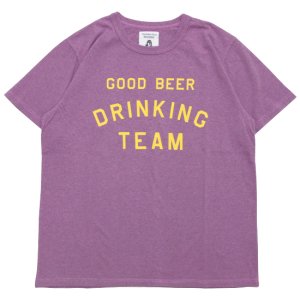 TACOMA FUJI RECORDS タコマフジレコード｜GOOD BEER DRINKING TEAM (ヘザーピンク)(プリントTシャツ)