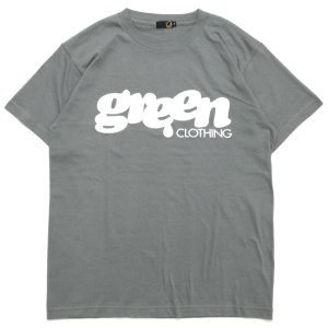【GREEN CLOTHING グリーンクロージング】2023 #1  Logo (モス)(ロゴ プリントTシャツ)
