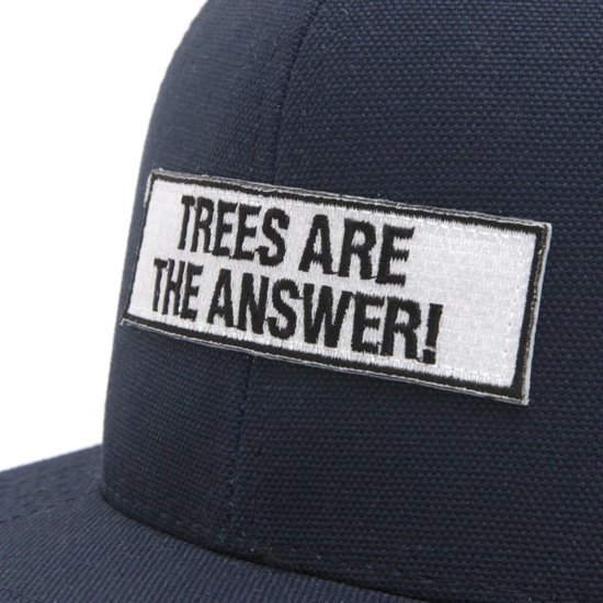 【GENTEMSTICK ゲンテンスティック】TREES ARE THE ANSWER trucker hat (メッシュキャップ)(ネイビー)