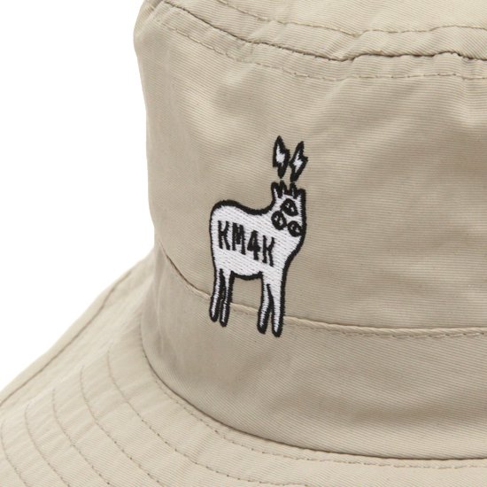 【KM4K カモシカ】SAFARI HAT (サンド)(日よけ サファリハット)