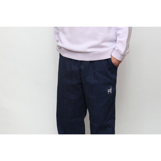 【KM4K カモシカ】EASY DENIM HIKE PANTS (超ストレッチデニム イージーパンツ)