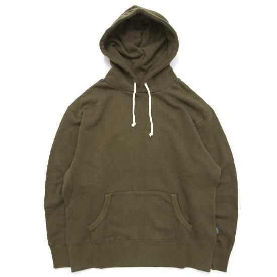 GO HEMP ゴーヘンプ｜HEMP SET IN PULL HOODY (ドライドハーブグリーン
