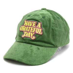HAVE A GRATEFUL DAY ハブアグレイトフルデイ｜CORDUROY CAP (グリーン)(キャップ)
