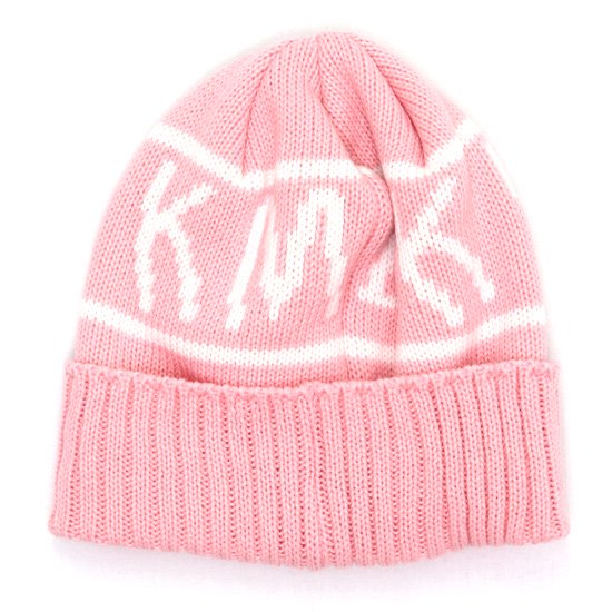 【KM4K カモシカ】TEAM MANAGER BEANIE (ライトピンク)(ニット帽)の2枚目の画像
