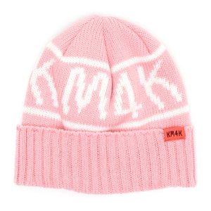 【KM4K カモシカ】TEAM MANAGER BEANIE (ライトピンク)(ニット帽)