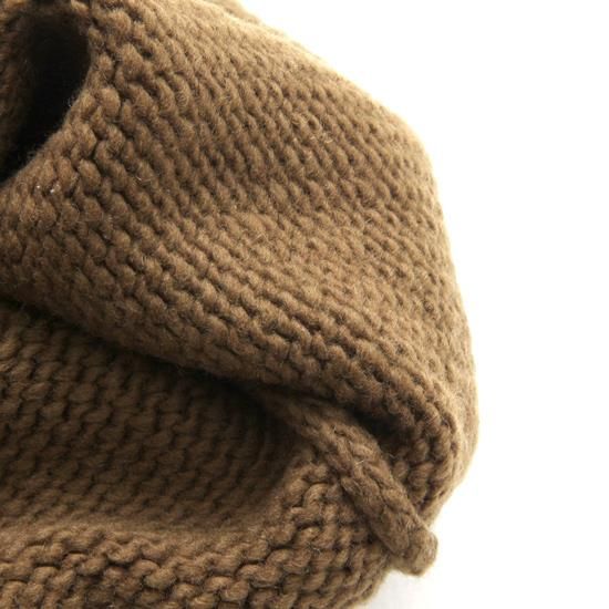 HAVE A GRATEFUL DAY ハブアグレイトフルデイ｜WOOL KNIT CREW (チェス