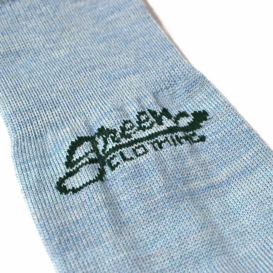 【GREENCLOTHING グリーンクロージング】MERINO SOCKS (ミズイロ)(メリノソックス 靴下)の2枚目の画像