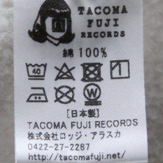 TACOMA FUJI RECORDS タコマフジレコード｜COFFEE POWER HOODIE (ナチュラル)(刺繍 スウェットパーカー)