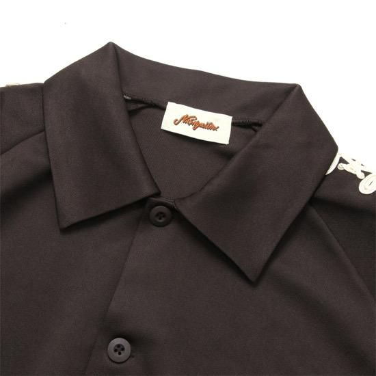 Nasngwam ナスングワム｜KINGSTON JACKET (ブラウン)(刺繍 ジャージ)