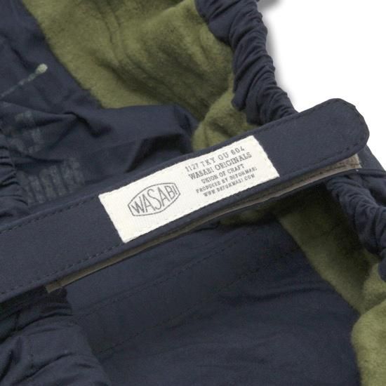 horizon ホライズン】×WASABI CANVAS SOLE WRAP (ネイビー)(着脱