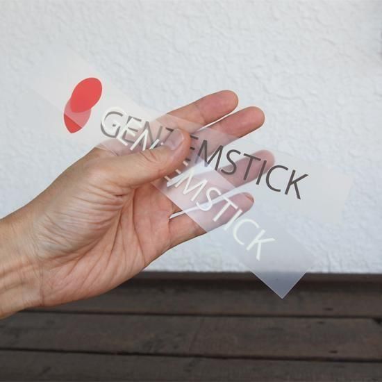 【GENTEMSTICK ゲンテンスティック】NEW LOGO DIE CUT STICKER 170mm (カッティングステッカー)の2枚目の画像