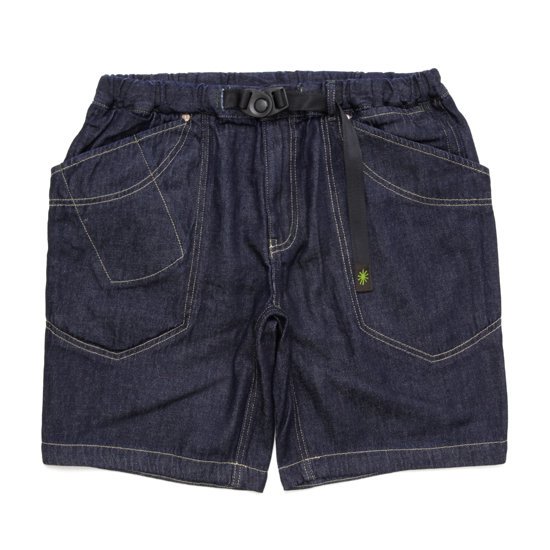 GOHEMP ゴーヘンプ｜9oz DENIM TRAVELER EASY SHORTS (ワンウォッシュ)(デニムショーツ)