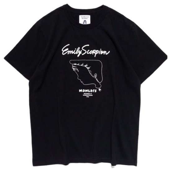 TACOMA FUJI RECORDS タコマフジレコード｜Emily Scorpion / MANLARS designed by Jerry  UKAI (ブラック)(プリントTシャツ)