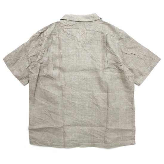 GOHEMP ゴーヘンプ｜HEMP OPEN MIND SHIRTS (ナチュラル)(ヘンプ100%の半袖シャツ)