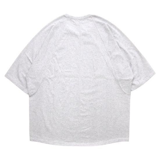 remilla レミーラ｜ラグドル五分Tee (ホワイト杢)(変則的な袖