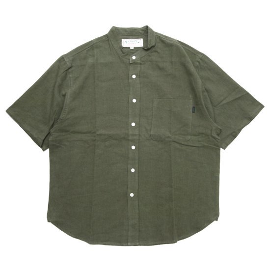 A HOPE HEMP ۡץإסNo collar S/S Shirts (꡼)(Ρ顼)