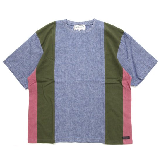 A HOPE HEMP ۡץإסWoven S/S Kirikae Tee (CC-1)(ϤT)