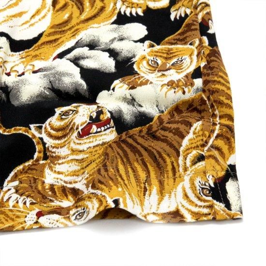 hihihi 開襟シャツ ひひひ Mサイズ HiHiHi ひひひ｜五分袖 カイキンシャツ (幾何学)(コットン100