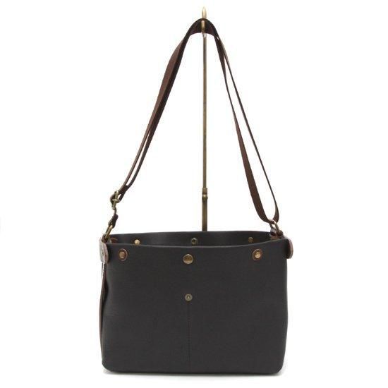 値下げ　suolo　スオーロ　レザー　ショルダーバッグ suolo スオーロ｜KID LEATHER (チョコレザー)(キッド レザー