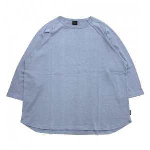 GOHEMP إס10oz JERSEY WIDE BASEBALL TEE 24 (饤ȥ֥롼쥤)(ΥTEE)