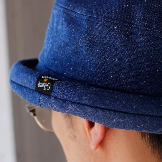 GOHEMP ゴーヘンプ|INDIGO HILL TOP HAT (パッチワーク)(不思議な形のハット) GOHEMP ゴーヘンプ|INDIGO HILL TOP HAT (パッチワーク)(不思議な形のハット)