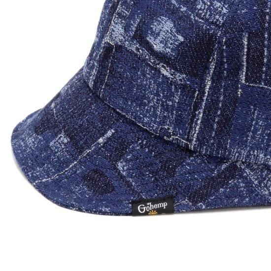 GOHEMP ゴーヘンプ｜INDIGO SHADE CAP (パッチワーク)(不思議な