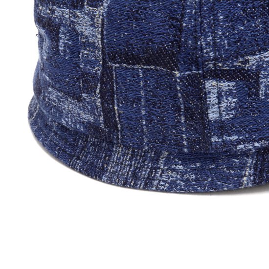 GOHEMP ゴーヘンプ｜INDIGO SHADE CAP (パッチワーク)(不思議な形のキャップ)