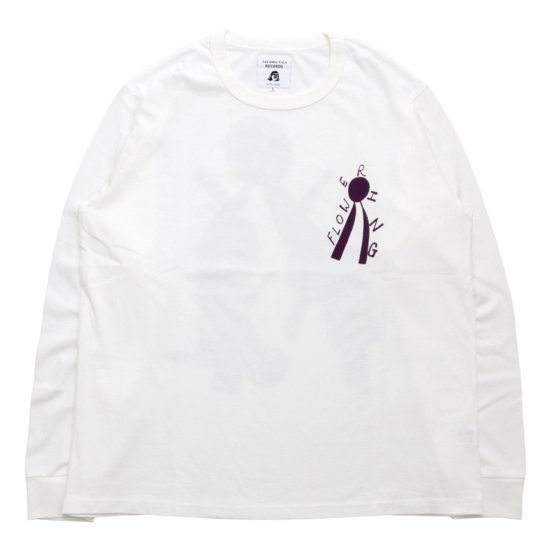 TACOMA FUJI RECORDS ޥե쥳ɡFLOWERING L/SL Tee (ۥ磻)(ץ T)