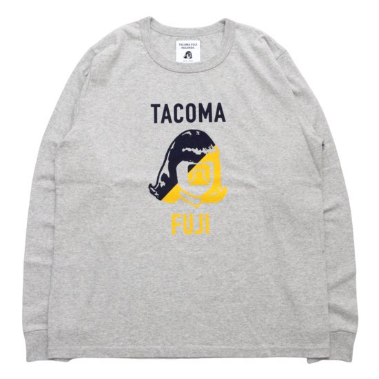 TACOMA FUJI RECORDS タコマフジレコード｜HANDWRITING LOGO L/SL Tee (オートミール)(プリント ロンT)