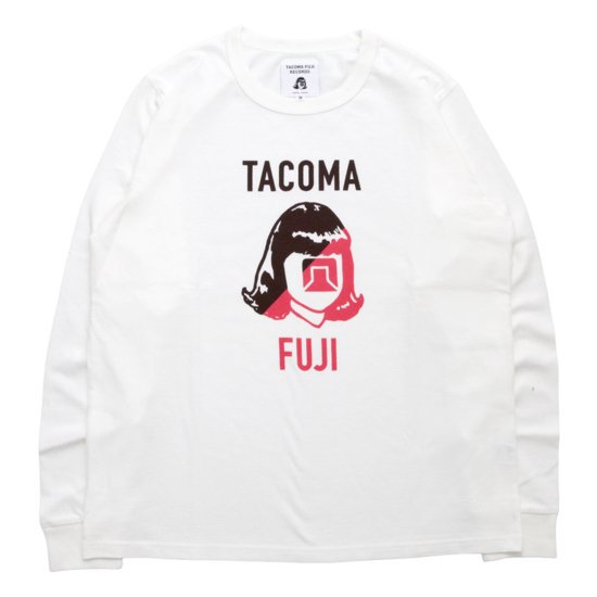 TACOMA FUJI RECORDS ޥե쥳ɡHANDWRITING LOGO L/SL Tee (ۥ磻)(ץ T)