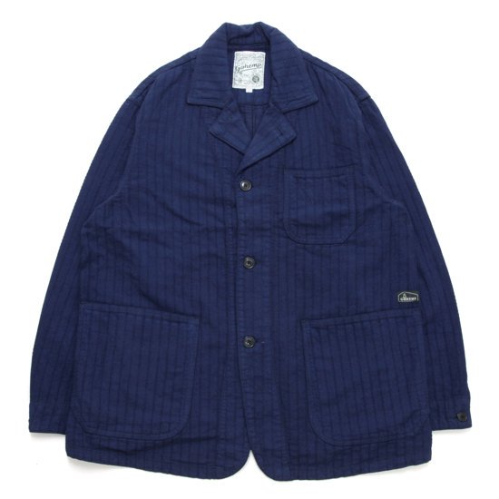 GOHEMP إסHEAVY DOBBY EQUIPMENT SUIT JACKET (ͥӡ֥롼)(Ǥäꤷ㥱å)