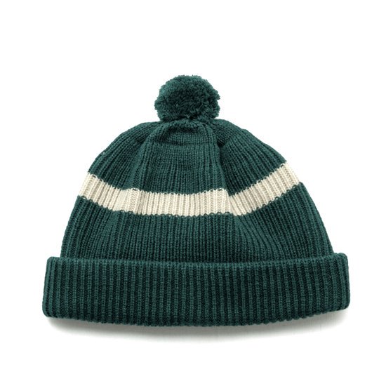 ROTOTO ȥȡSTRIPE POMPOM BEANIE (꡼)(ݥݥդӡˡ)